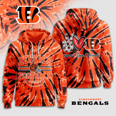 Cincinnati Bengals | Premium NFL Tie Dye 3D Hoodie