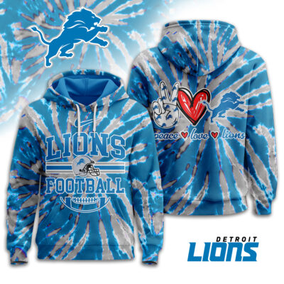 Detroit Lions | Premium NFL Tie Dye 3D Hoodie