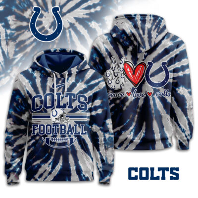 Indianapolis Colts | Premium NFL Tie Dye 3D Hoodie