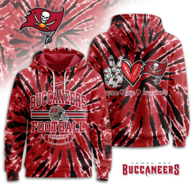 Tampa Bay Buccaneers | Premium NFL Tie Dye 3D Hoodie