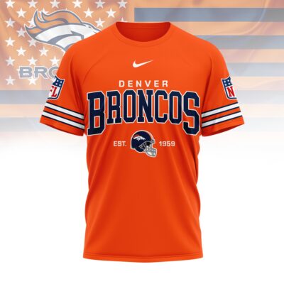 Denver Broncos | Premium NFL Heritage 3D Shirt