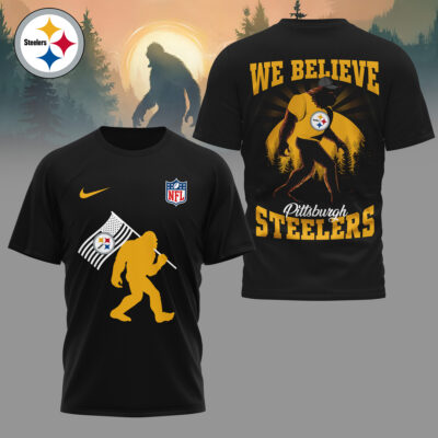 Pittsburgh Steelers | Premium NFL and Bigfoot Fan 3D Shirt