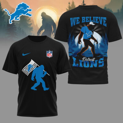 Detroit Lions | Premium NFL and Bigfoot Fan 3D Shirt