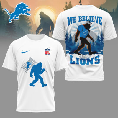 Detroit Lions | Premium NFL and Bigfoot Fan 3D Shirt