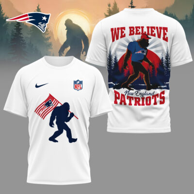 New England Patriots | Premium NFL and Bigfoot Fan 3D Shirt