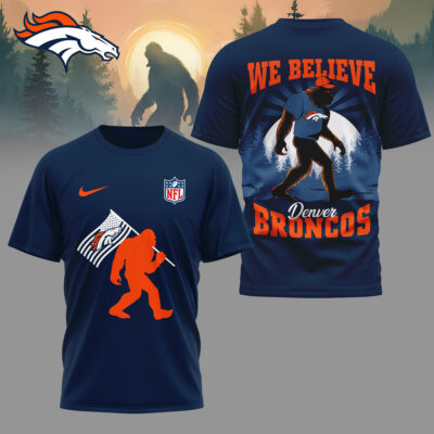 Denver Broncos | Premium NFL and Bigfoot Fan 3D Shirt