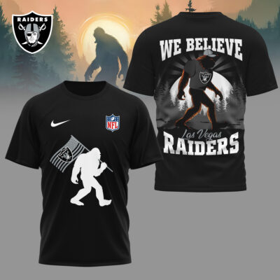 Las Vegas Raiders | Premium NFL and Bigfoot Fan 3D Shirt