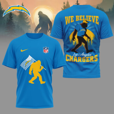 Los Angeles Chargers | Premium NFL and Bigfoot Fan 3D Shirt