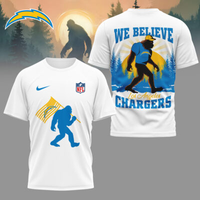 Los Angeles Chargers | Premium NFL and Bigfoot Fan 3D Shirt