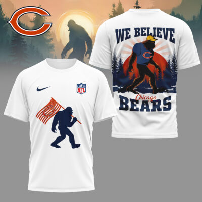Chicago Bears | Premium NFL and Bigfoot Fan 3D Shirt