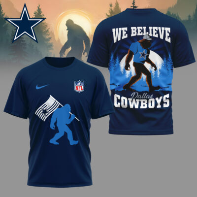 Dallas Cowboys | Premium NFL and Bigfoot Fan 3D Shirt