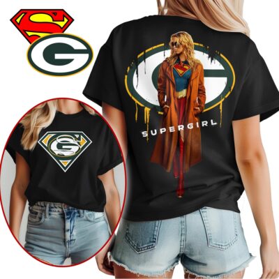 Green Bay Packers | Premium NFL x Supergirl T-shirt