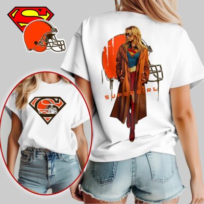 Cleveland Browns | Premium NFL x Supergirl T-shirt