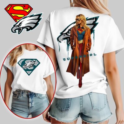 Philadelphia Eagles | Premium NFL x Supergirl T-shirt