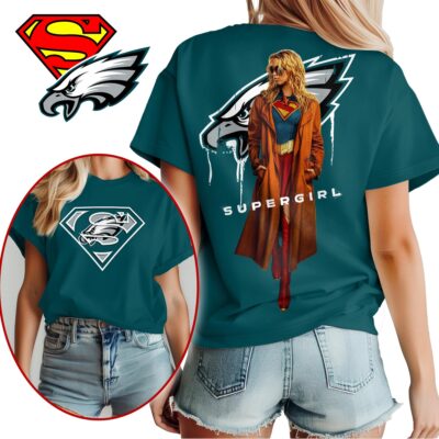 Philadelphia Eagles | Premium NFL x Supergirl T-shirt