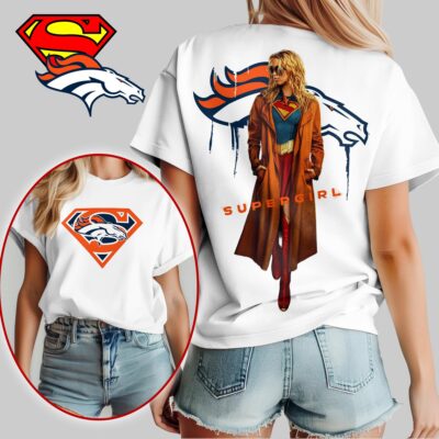 Denver Broncos | Premium NFL x Supergirl T-shirt