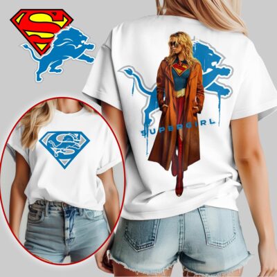 Detroit Lions | Premium NFL x Supergirl T-shirt