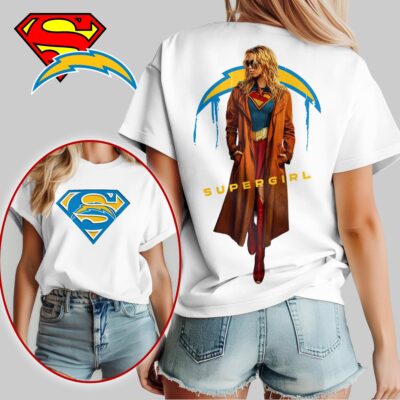 Los Angeles Chargers | Premium NFL x Supergirl T-shirt
