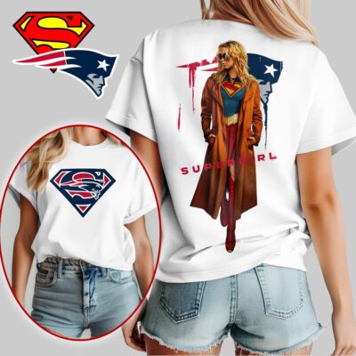New England Patriots | Premium NFL x Supergirl T-shirt