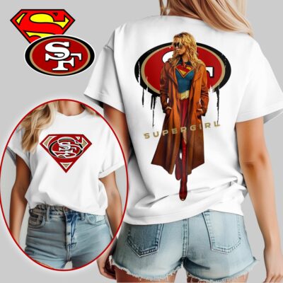 San Francisco 49ers | Premium NFL x Supergirl T-shirt
