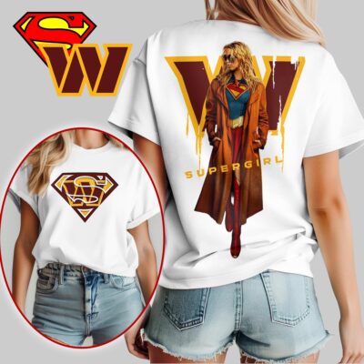 Washington Commanders | Premium NFL x Supergirl T-shirt
