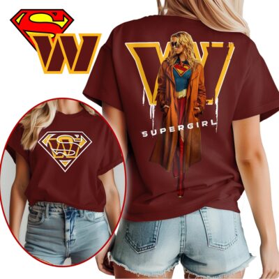 Washington Commanders | Premium NFL x Supergirl T-shirt