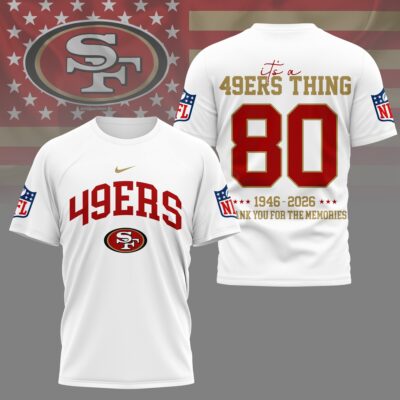 San Francisco 49ers | Premium NFL Legacy 3D Shirt