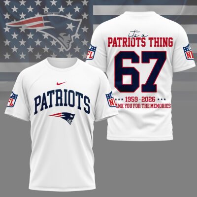 New England Patriots | Premium NFL Legacy 3D Shirt