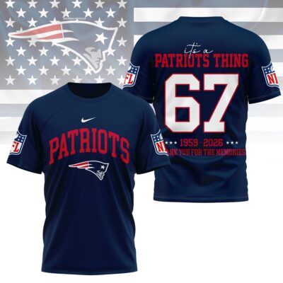 New England Patriots | Premium NFL Legacy 3D Shirt