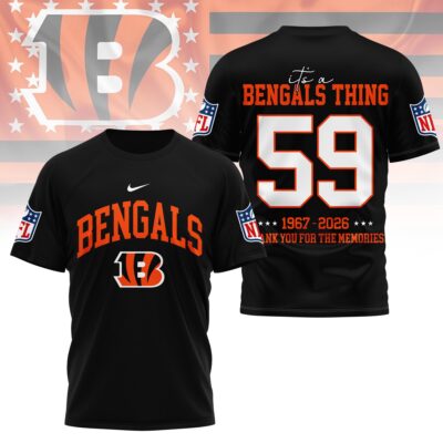 Cincinnati Bengals | Premium NFL Legacy 3D Shirt