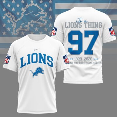Detroit Lions | Premium NFL Legacy 3D Shirt