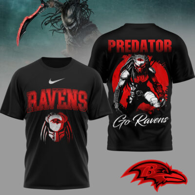 Baltimore Ravens | Premium NFL Predator Fan 3D Shirt - 5XL