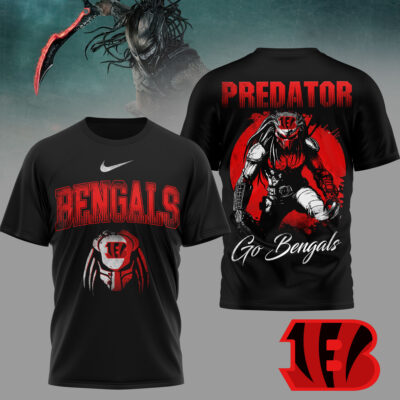 Cincinnati Bengals | Premium NFL Predator Fan 3D Shirt - 2XL
