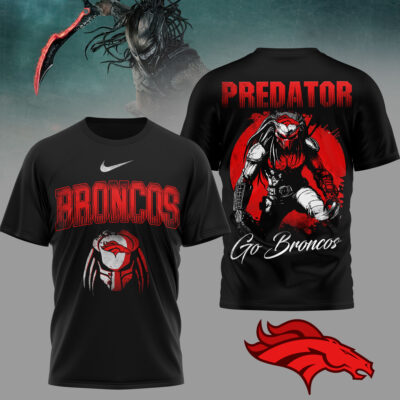 Denver Broncos | Premium NFL Predator Fan 3D Shirt - 5XL