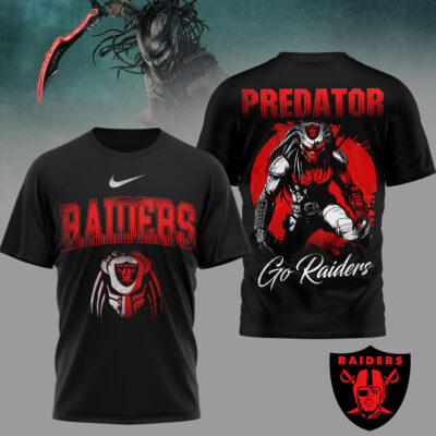 Las Vegas Raiders | Premium NFL Predator Fan 3D Shirt - 4XL