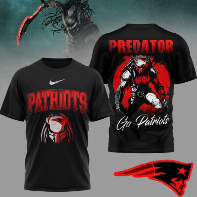 New England Patriots | Premium NFL Predator Fan 3D Shirt - M