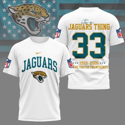 Jacksonville Jaguars | Premium NFL Legacy 3D Shirt
