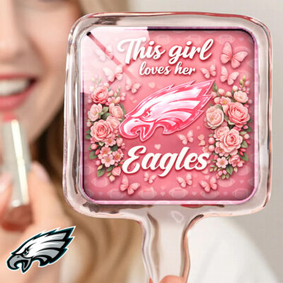 Philadelphia Eagles | Premium NFL Butterfly Glam Handheld Mirror