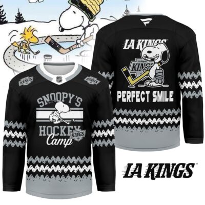 Los Angeles Kings | Premium NHL Snoopy Perfect Smile Hockey Jersey