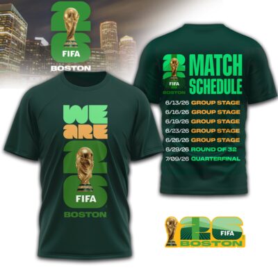 Boston | Premium World Cup 2026 3D Shirt