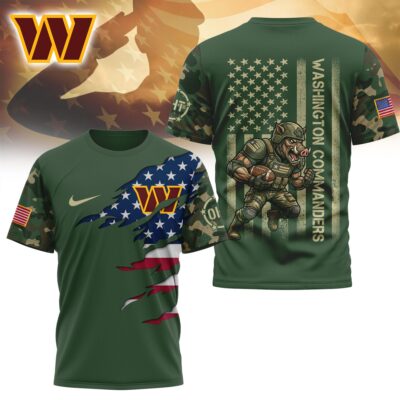 Washington Commanders | Premium NFL Veteran Camo T-shirt - 5XL