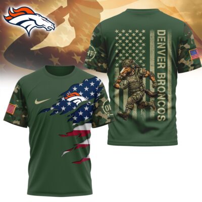 Denver Broncos | Premium NFL Veteran Camo T-shirt - L