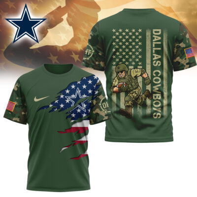 Dallas Cowboys | Premium NFL Veteran Camo T-shirt - 2XL