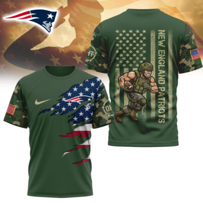 New England Patriots | Premium NFL Veteran Camo T-shirt
