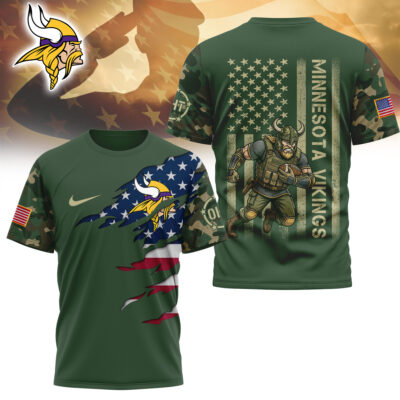 Minnesota Vikings | Premium NFL Veteran Camo T-shirt