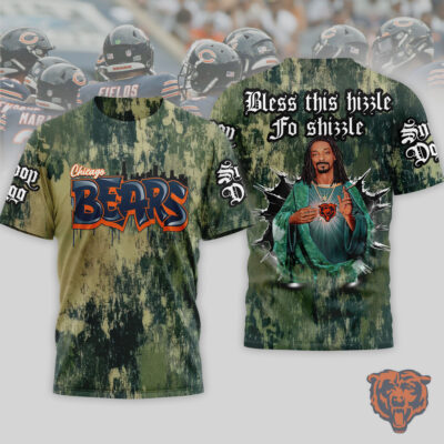 Chicago Bears | Premium NFL Snoop Dogg Bless this hizzle fo shizzle 3D Shirt