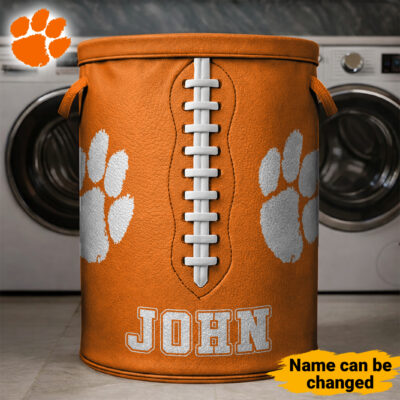 Clemson Tigers | Premium NCAA Personalized Clothes Hamper