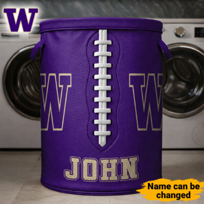 Washington Huskies | Premium NCAA Personalized Clothes Hamper