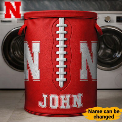Nebraska Cornhuskers | Premium NCAA Personalized Clothes Hamper