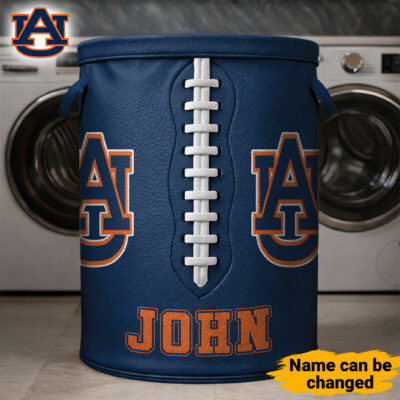 Auburn Tigers | Premium NCAA Personalized Clothes Hamper